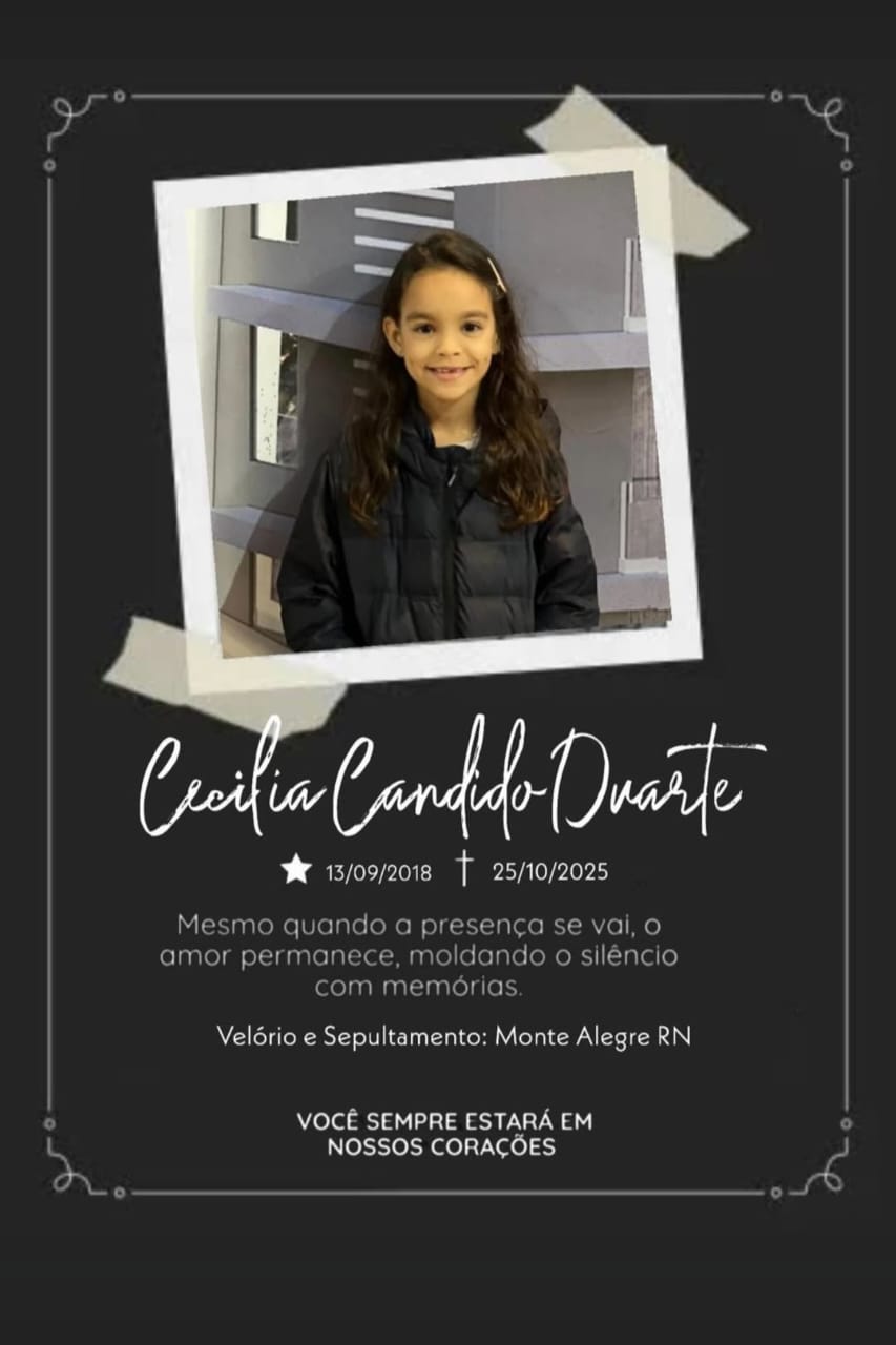 Menina de 7 anos é morta durante tentativa de assalto em São José de Mipibu