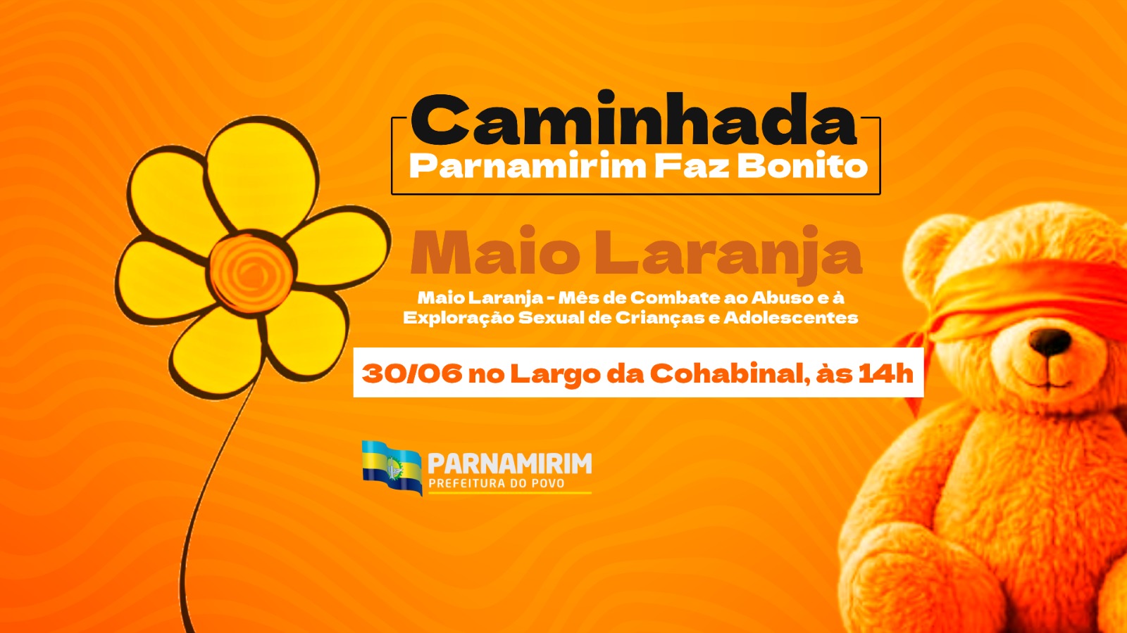 Caminhada “Parnamirim Faz Bonito” acontece na próxima terça-feira. 30 de junho